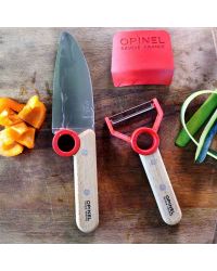 Le Petit Chef Opinel set: nož, gulilica i štitnik za prste