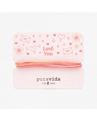 Love You Bracelet Card Pura Vida narukvica 