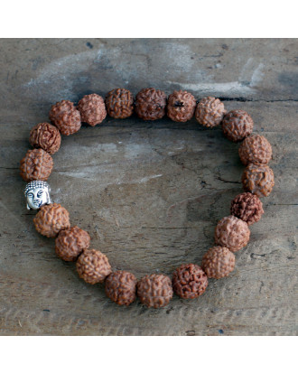 Narukvica Rudraksha Buddha Mala