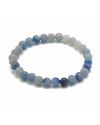 Narukvica za manifestaciju, plavi čipkasti ahat, Blue Lace Ahate, Independence