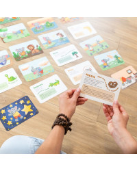 Joga kartice za djecu Mali Ganeša na slovenskom jeziku