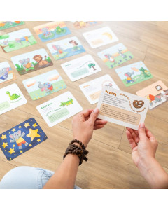 Joga kartice za djecu Mali Ganeša na slovenskom jeziku