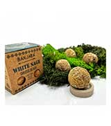 Uz kupnju preko 50 eura, poklanjamo vam kuglasti tamjan od bijele kadulje i podlogu.