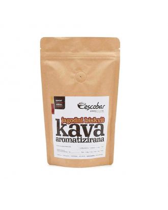 Aromatična kava Escobar biskvit od jagoda