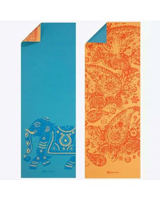 Reversibla Premium Printed Gaiam joga blazina 6mm (173cm)-AFE