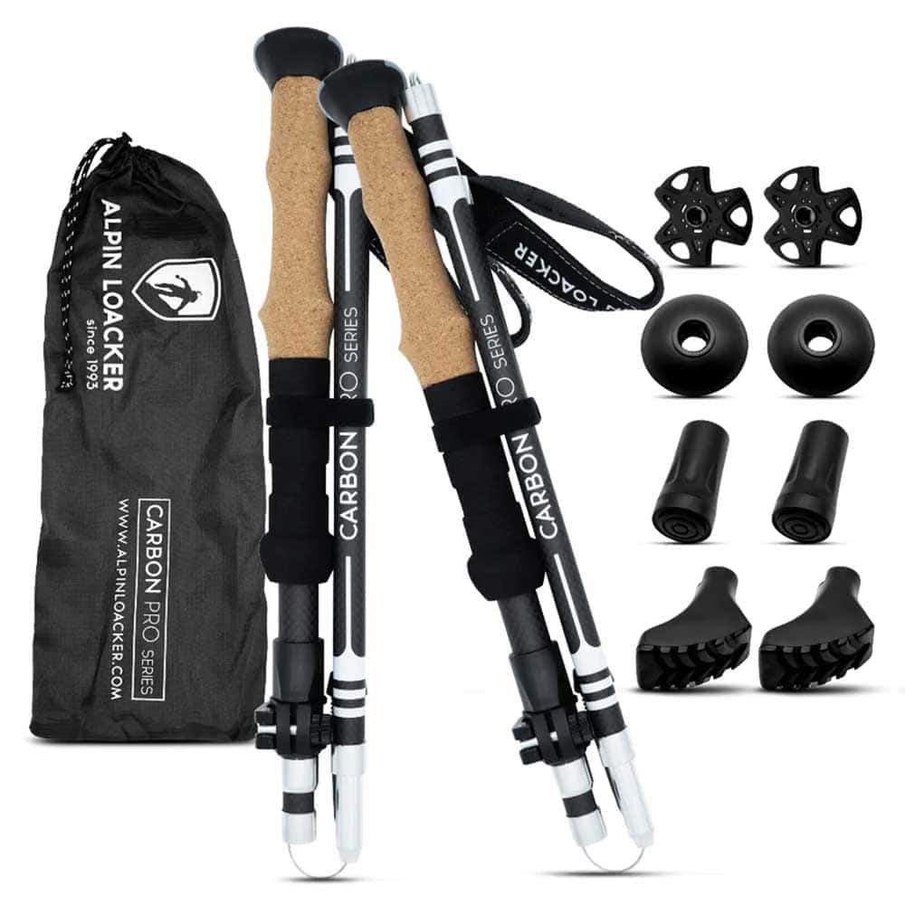 Teleskopski planinarski štapovi AlpinLoacker Carbon Pro