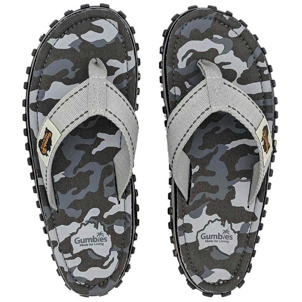 Gumbies japanke, Grey Camouflage