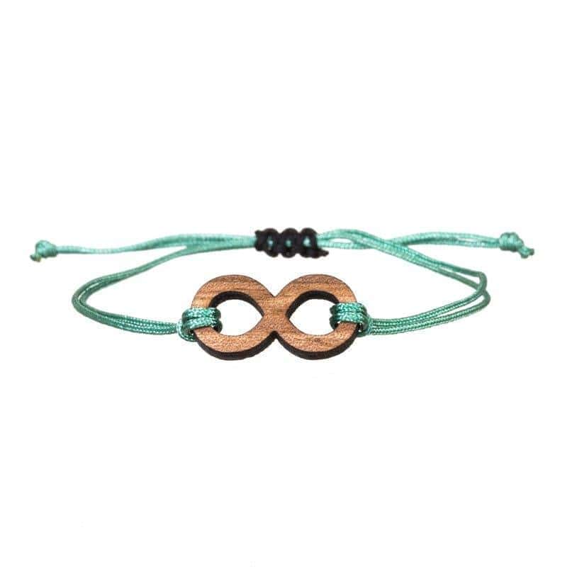 Lesena zapestnica Infinity